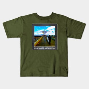 Milwaukee Art Museum Calatrava • MKE WI Kids T-Shirt